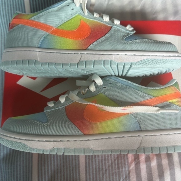 Nike Dunk Low BG Heat Map sneakers 6Y / Womens 7.5 - Picture 9 of 9